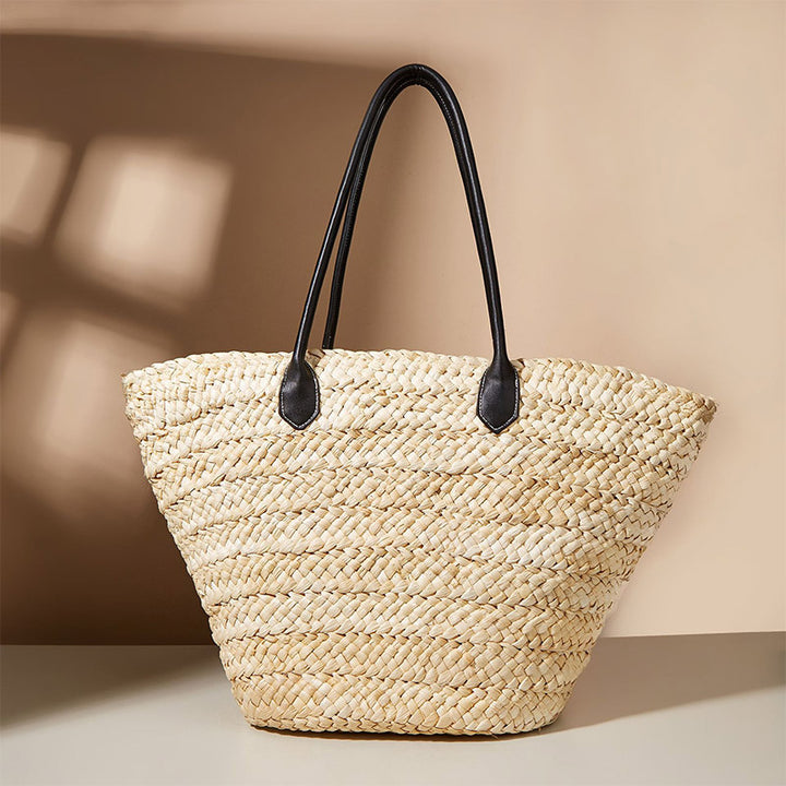 Handgemachte Evil Eye Stroh gewebte Handtaschen Sommer Hobo Schultertaschen Geldbörse
