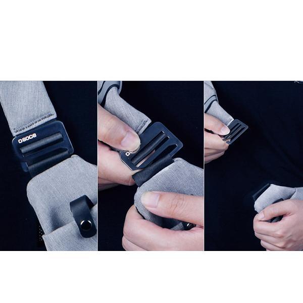 Diebstahlsichere, wasserdichte Sport-Brusttasche