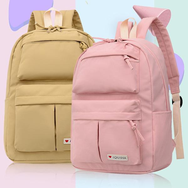 Diebstahlsicherer Rucksack mit mehreren Taschen