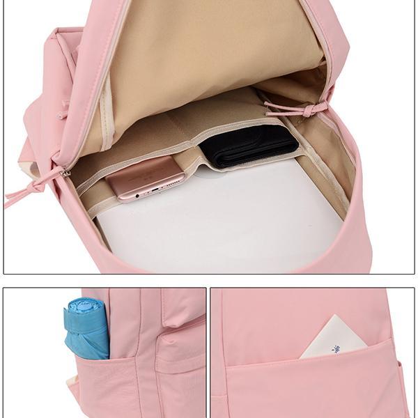 Diebstahlsicherer Rucksack mit mehreren Taschen