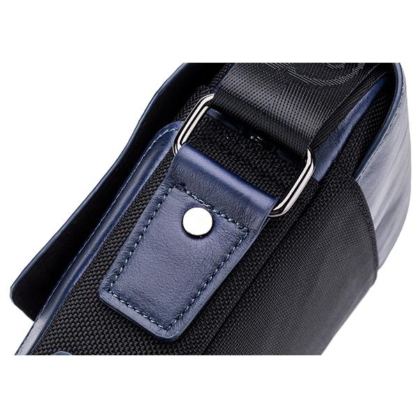 Business-Umhängetasche aus echtem Leder