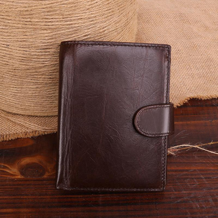RFID-Geldbörse im Vintage-Stil mit großer Kapazität und mehreren Steckplätzen