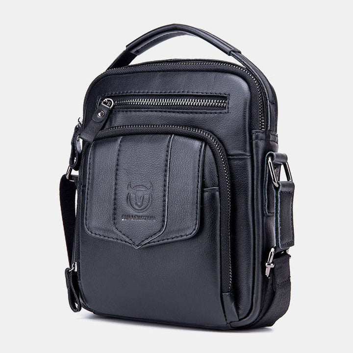 Lässige Umhängetasche aus Leder für Herren im Vintage-Stil