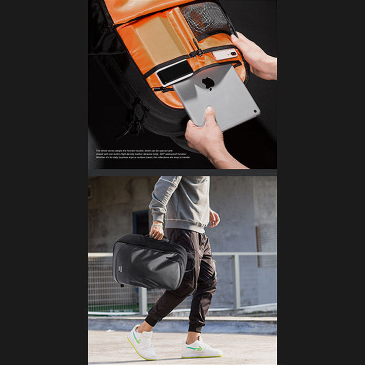 Stilvoller, wasserdichter Laptop-Rucksack mit mehreren Fächern