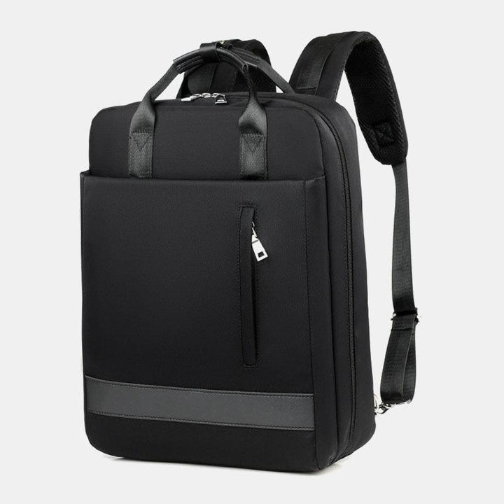 15,6“ Laptop-Rucksack Multifunktionaler Patchwork-Rucksack mit USB-Ladeanschluss