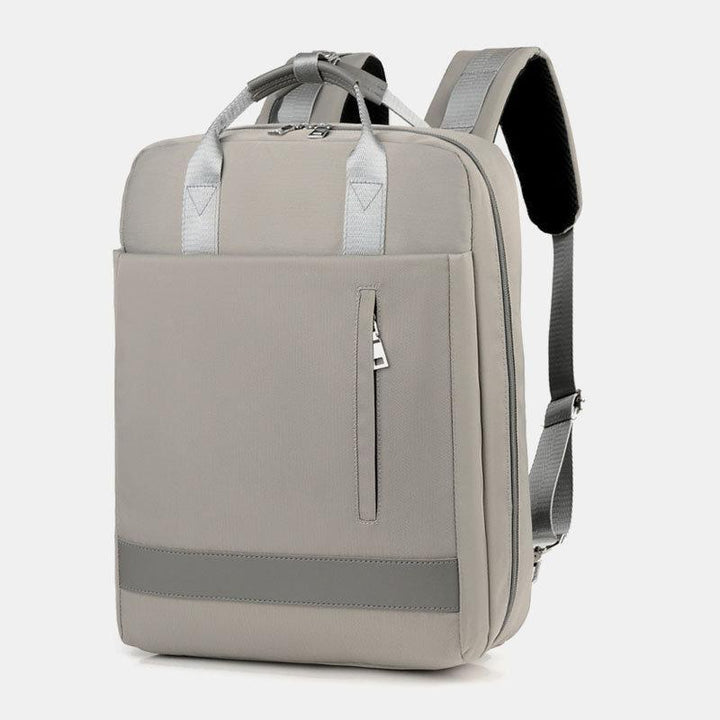 15,6“ Laptop-Rucksack Multifunktionaler Patchwork-Rucksack mit USB-Ladeanschluss