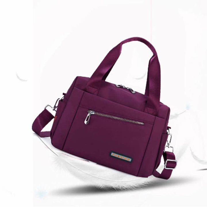 Leichte Umhängetasche für Damen, große Handtasche, Schultertasche mit Tragegriff oben