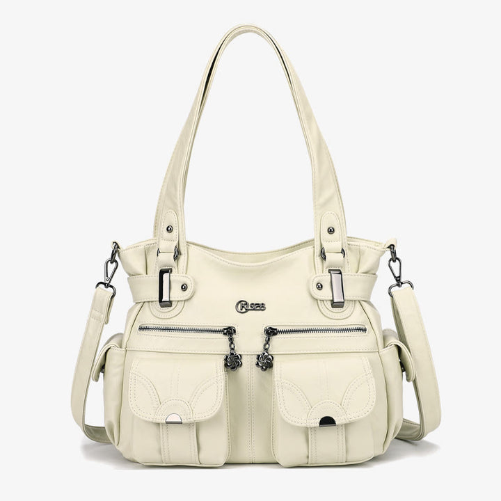 Tragetasche für Damen, für den täglichen Ausflug, mehrere Taschen, eine farbige Tasche