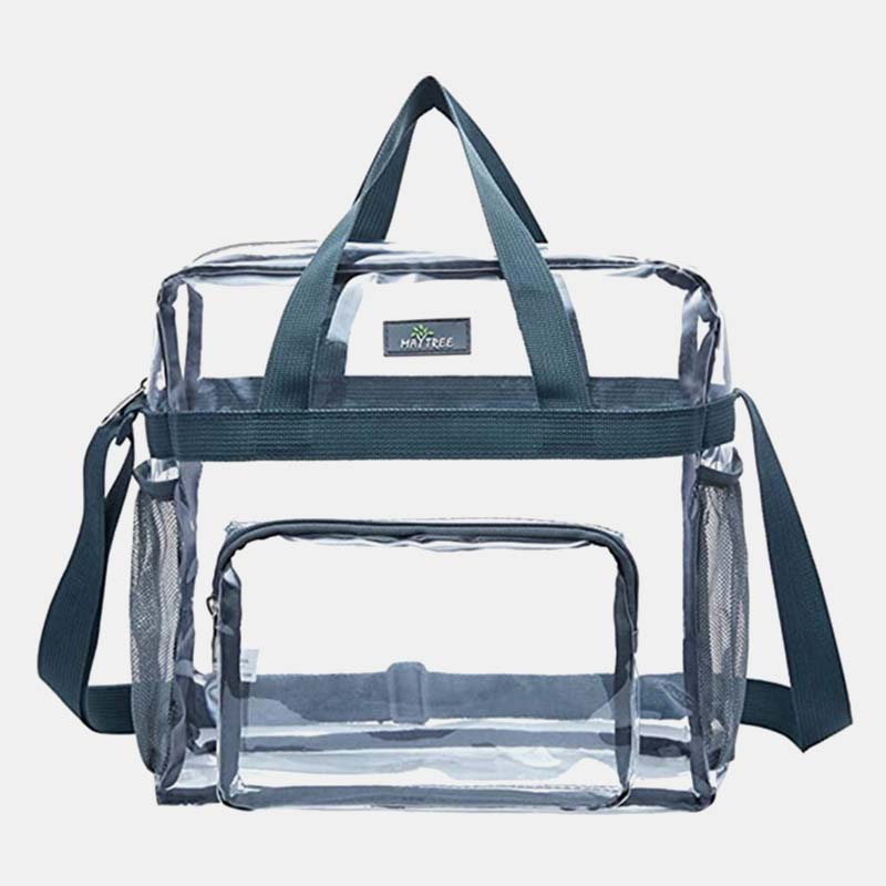 Große, wasserdichte, lässige, transparente Handtasche 