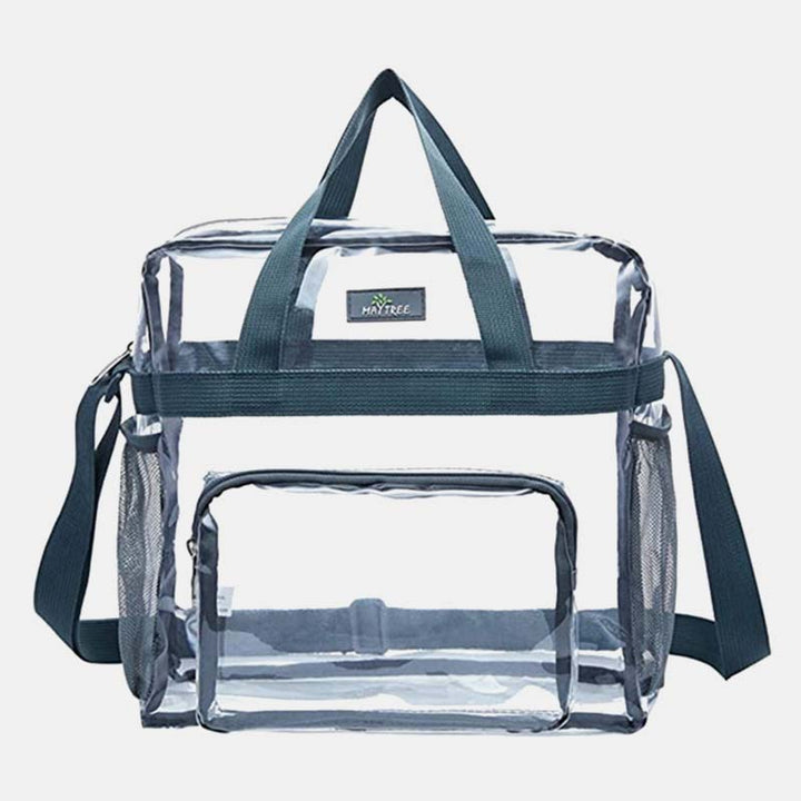 Große, wasserdichte, lässige, transparente Handtasche 