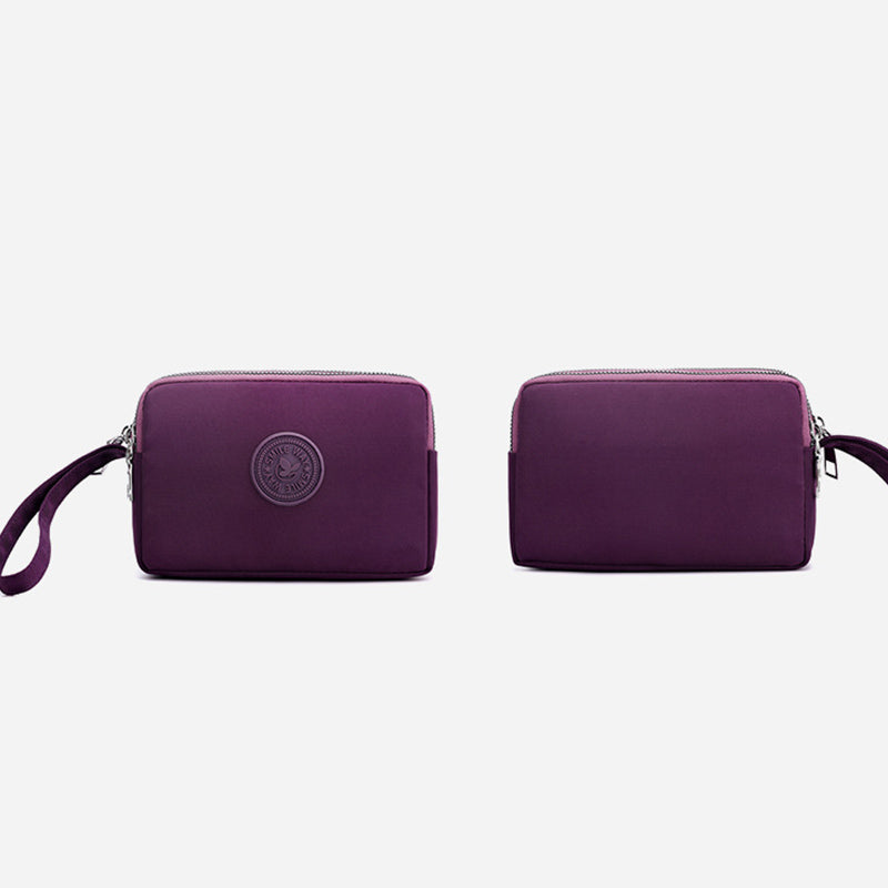 Großes Fassungsvermögen Armband-Geldbörse aus wasserdichtem Nylon, Handtasche, Clutch, Geldbörse für Damen