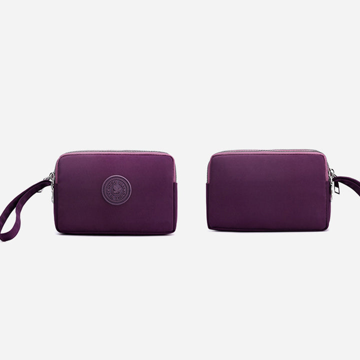 Großes Fassungsvermögen Armband-Geldbörse aus wasserdichtem Nylon, Handtasche, Clutch, Geldbörse für Damen