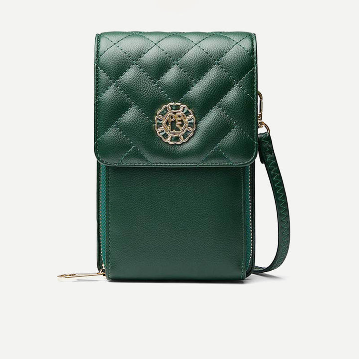 PU Crossbody Handytasche für Damen Schultertasche Geldbörse