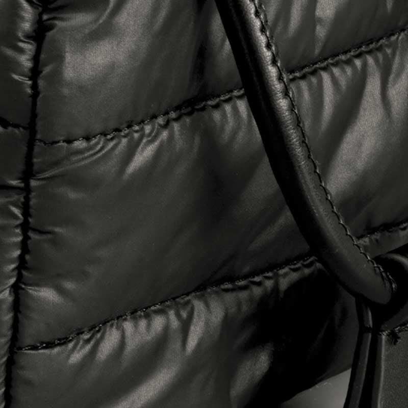 Puffer-Beuteltasche mit Kordelzug für Damen, Daunen-Umhängetasche, gesteppte Umhängetasche