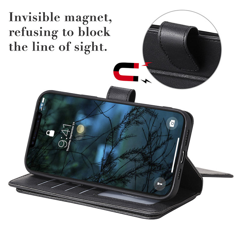 Brieftaschen-Etui, leichtes Flip-Etui mit Kreditkartenfach - image 4