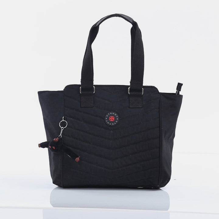 Nylon-Tragetasche für Damen, wasserdicht, groß, gesteppt, Schultertasche, Handtasche
