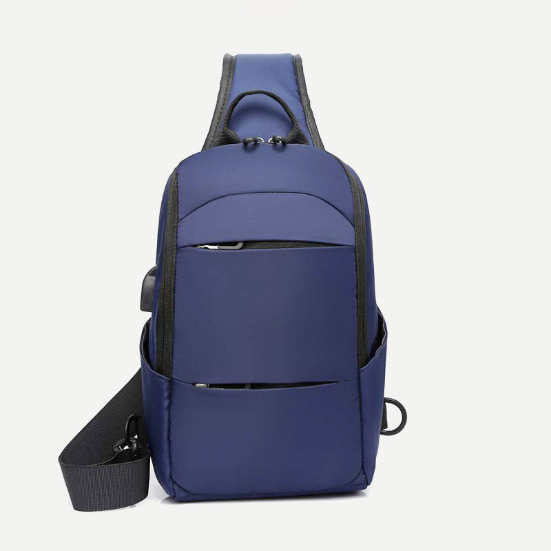 Sling Crossbody Rucksack Umhängetasche für Herren mit USB-Ladeanschluss