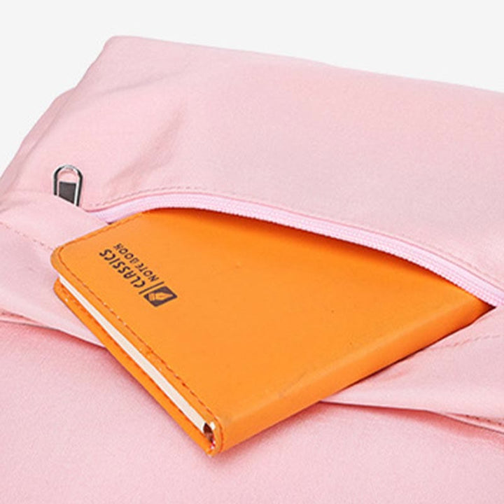 Rucksack für Damen, Campus, einfarbig, für Studenten, große Kapazität