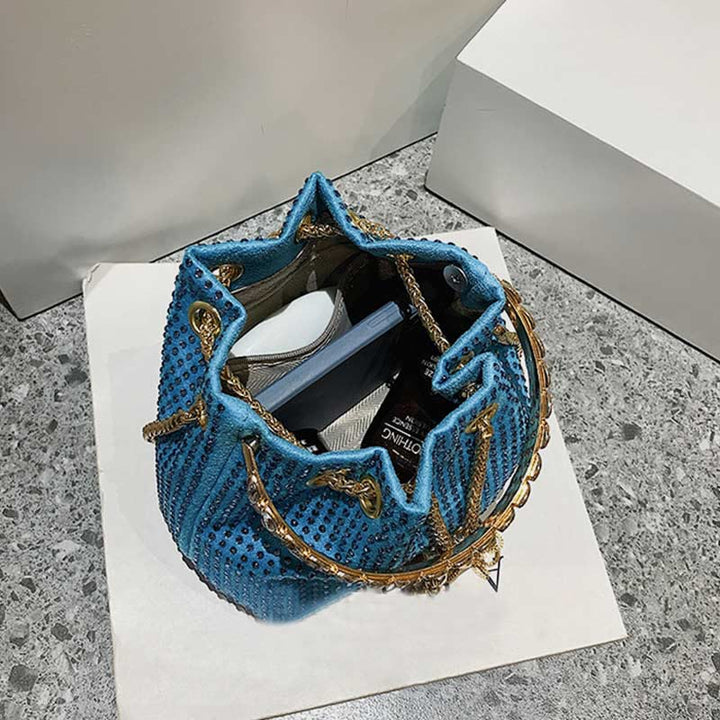 Top-Griff-Tasche für Damen Flash PU-Leder Casual Shopping Umhängetasche