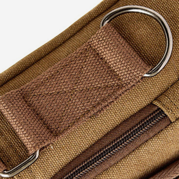 Umhängetasche für Herren, Retro-Canvas-Business-Umhängetasche