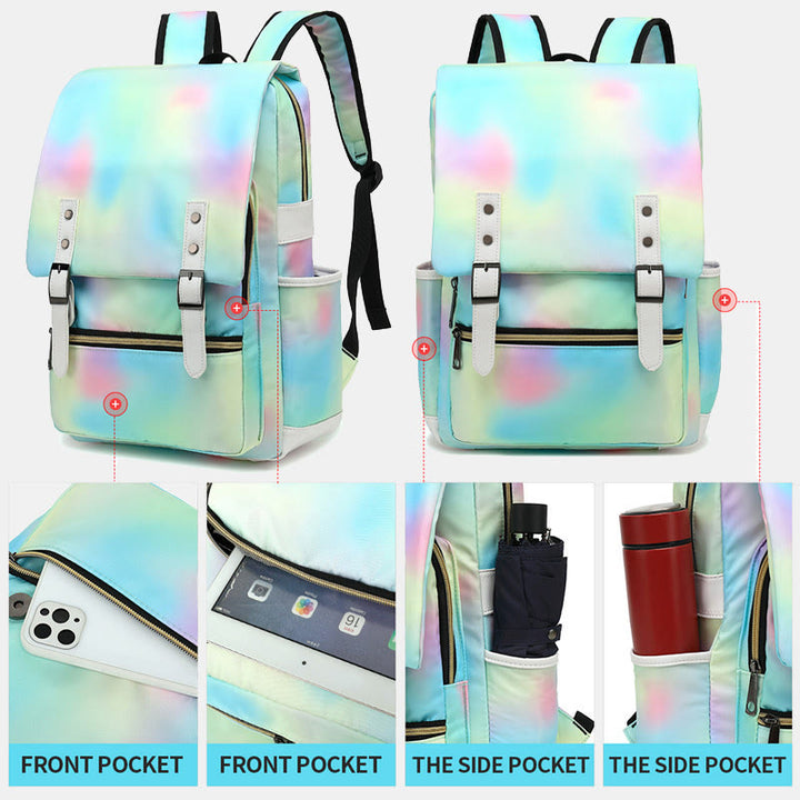 Rucksack für Teenager-Studenten mit großer Kapazität, Reise-/Schul-Laptop-Rucksack