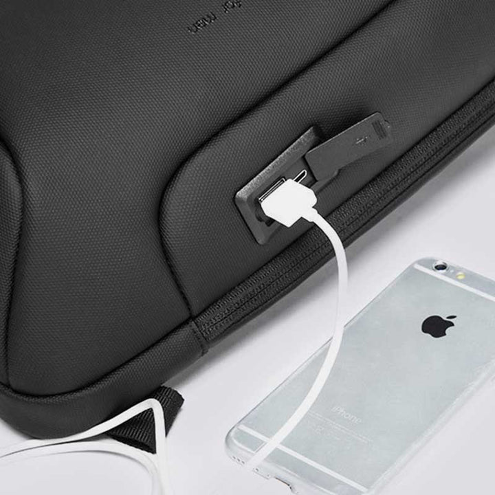 Wasserdichte, großvolumige Schultertasche mit Diebstahlschutz 