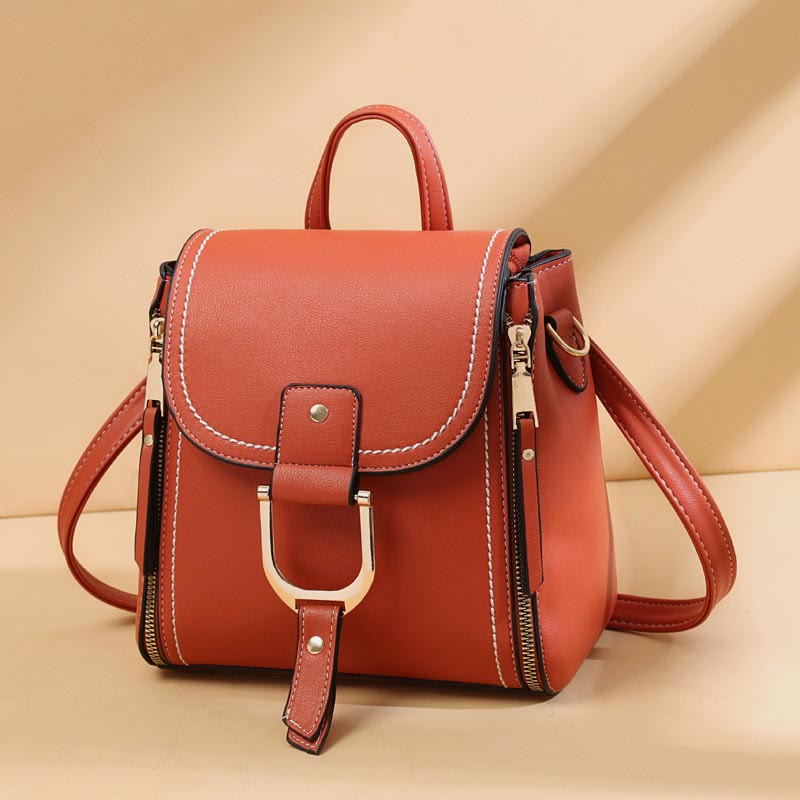 Rucksack für Damen, große Kapazität, Retro-Vintage-Multifunktions-Umhängetasche