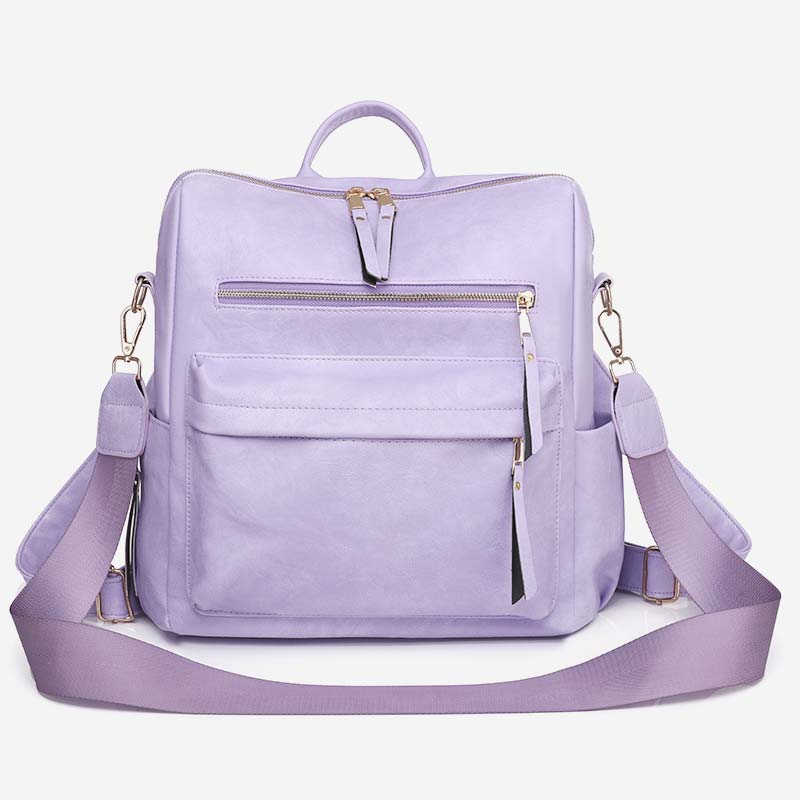 Eleganter Rucksack im College-Stil mit großem Fassungsvermögen und vielen Tragemöglichkeiten