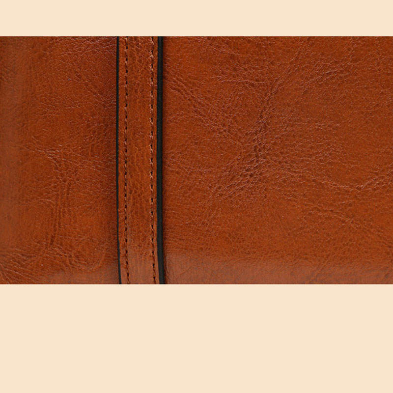 Große Tragetasche im Vintage-Stil mit großer Kapazität und Volltonfarbe