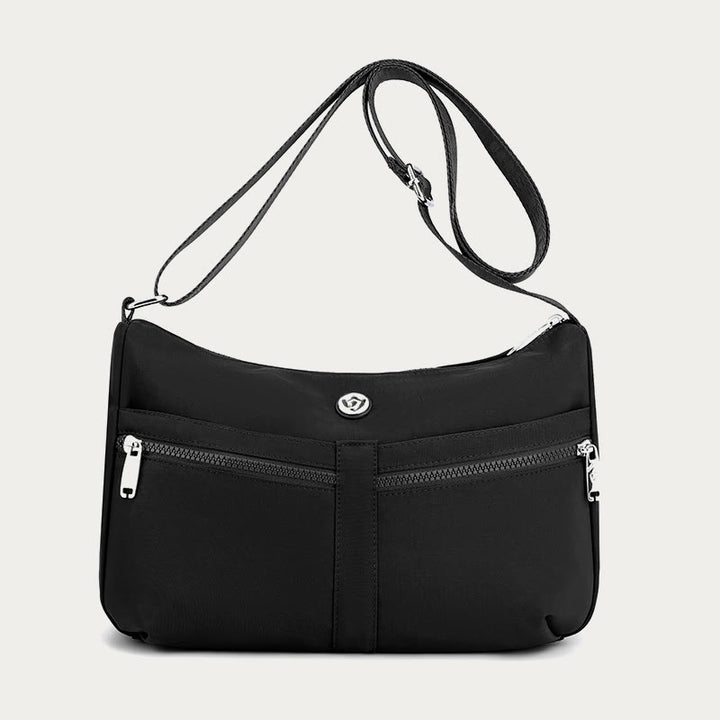 Solide Umhängetasche für die Schule, Reisen, einfache Nylontasche, Geldbörse