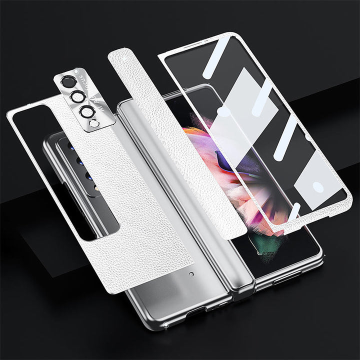 Telefonhülle für Z Fold 4 mit magnetischem Scharnier, klappbare Schutzhülle