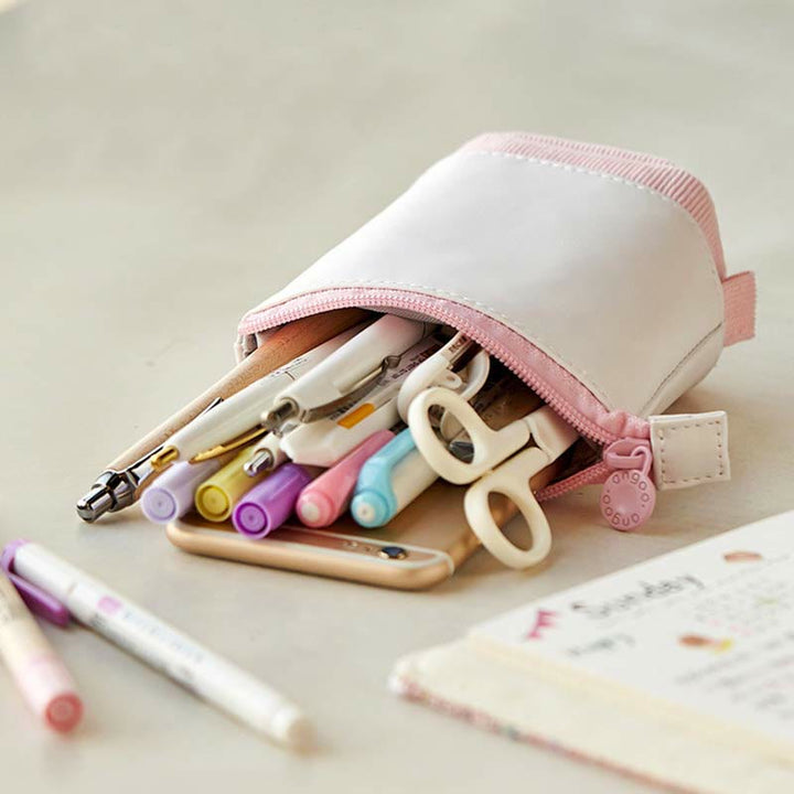 Federmäppchen für Schüler, Cord, ausziehbar, ausziehbar, einfache Stifttasche