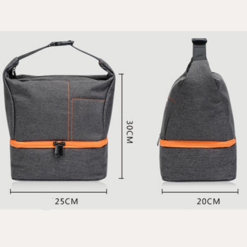 Kameratasche mit Crossbody-Gurt für SLR DSLR Objektive Kabel Zubehör