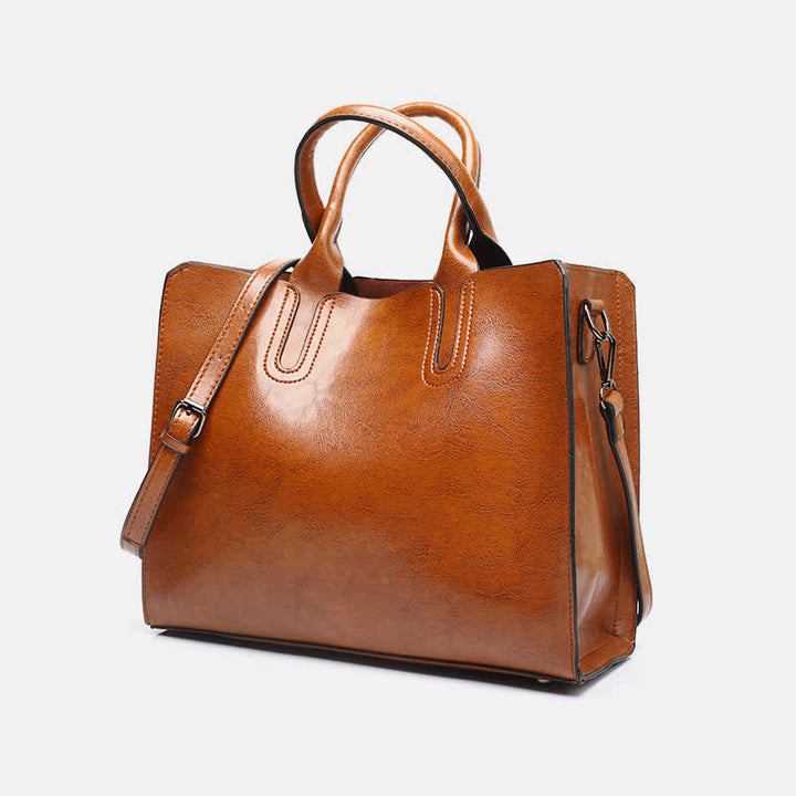 Business-Tragetasche für Damen, Arbeitstasche, lässige Lederhandtasche
