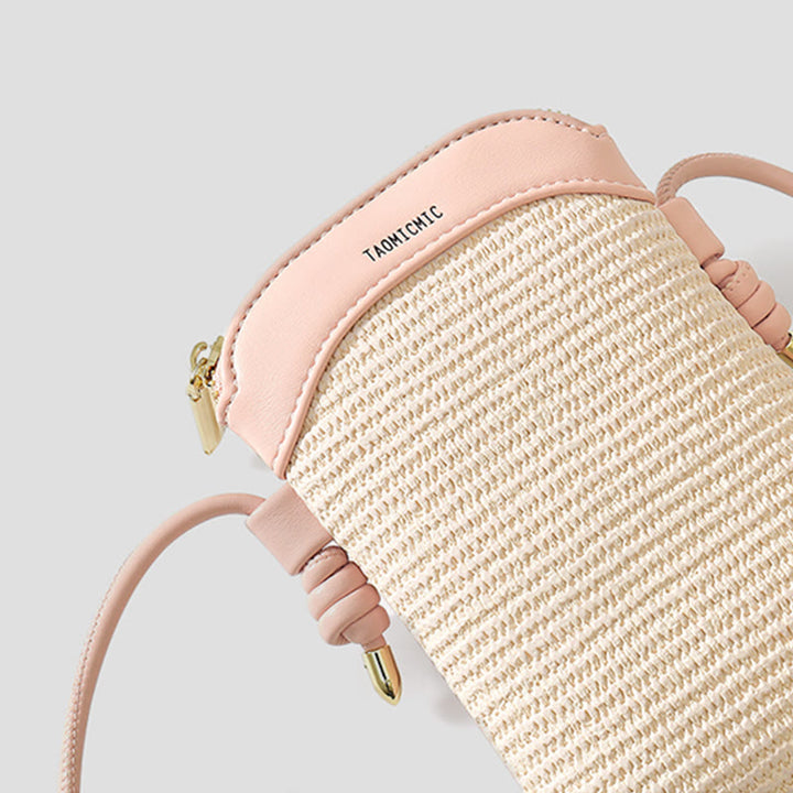 Handytasche für Damen, einfache vertikale Mini-Umhängetasche zum Einkaufen