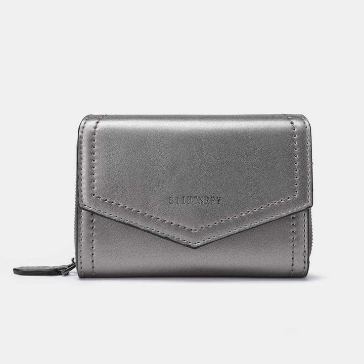 Damen Kurze Bifold Geldbörse Kunstleder Geldbörse RFID Blocking Kartenhalter