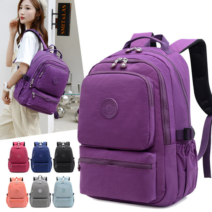 Laptop-Rucksack, leichter Reiserucksack für Frauen, College-Schulbüchertaschen