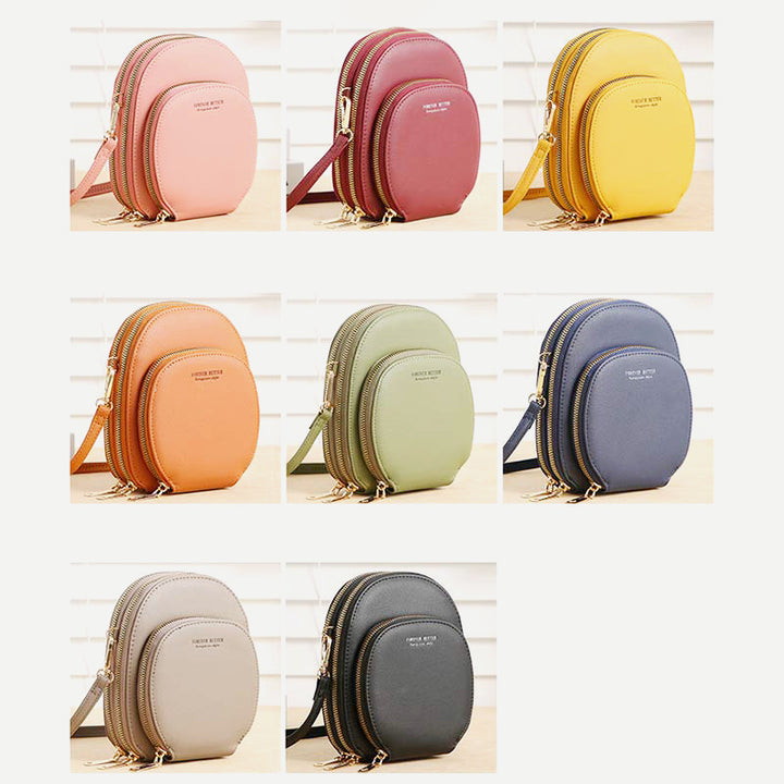 Kleine Umhängetasche, Handy-Geldbörse, Schulter-Handtasche, Kreditkarten-Geldbörse