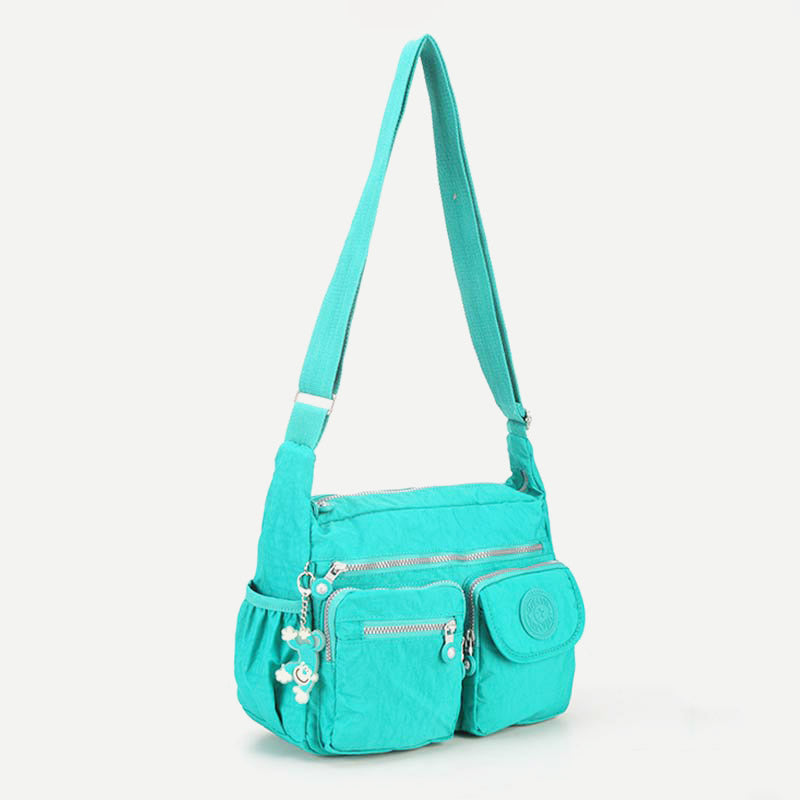 Damen Umhängetasche aus Nylon mit mehreren Taschen, Reise-Schultertasche, Umhängetasche