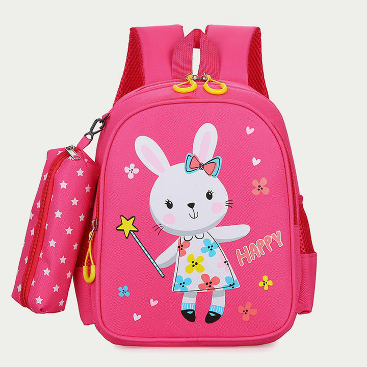 Rucksack für Kinder mit Cartoon-Druck, süßes Einhorn, Kindergarten-Schultasche