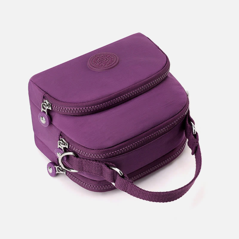Leichte, wasserabweisende Handtasche für Damen mit mehreren Taschen