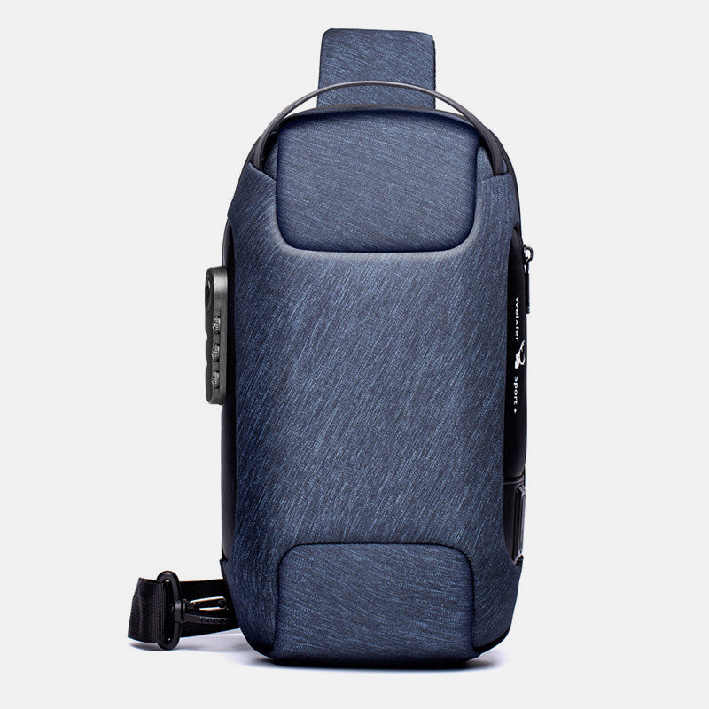 Wasserdichte, diebstahlsichere Schultertasche mit großem Fassungsvermögen und bequemem, handlichem