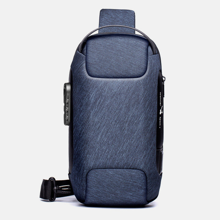 Wasserdichte, diebstahlsichere Schultertasche mit großem Fassungsvermögen und bequemem, handlichem