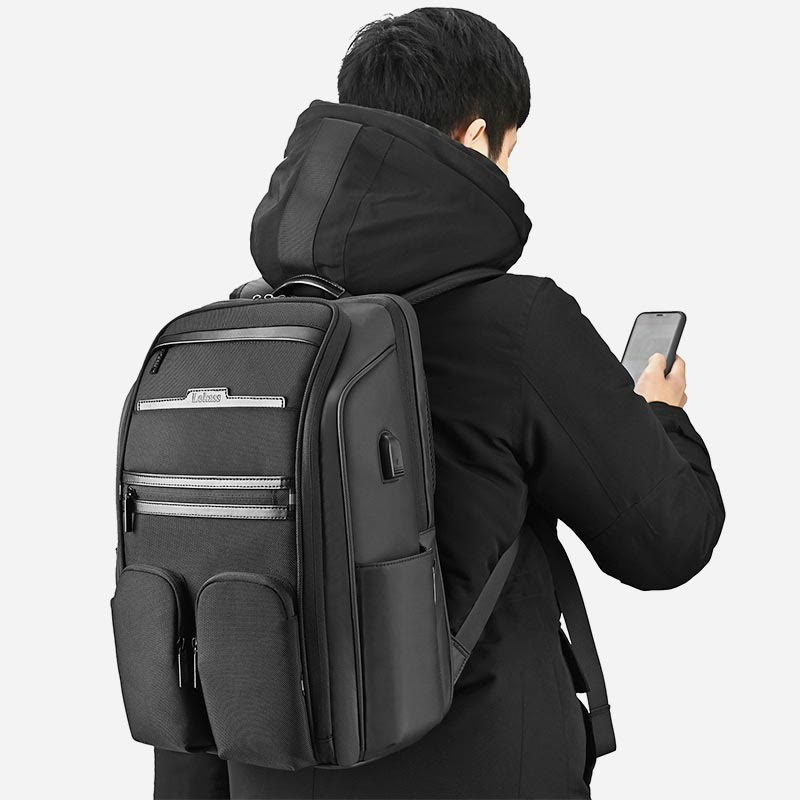 Rucksack für Herren, Reiserucksack mit großer Kapazität, wasserdichter, multifunktionaler Tagesrucksack