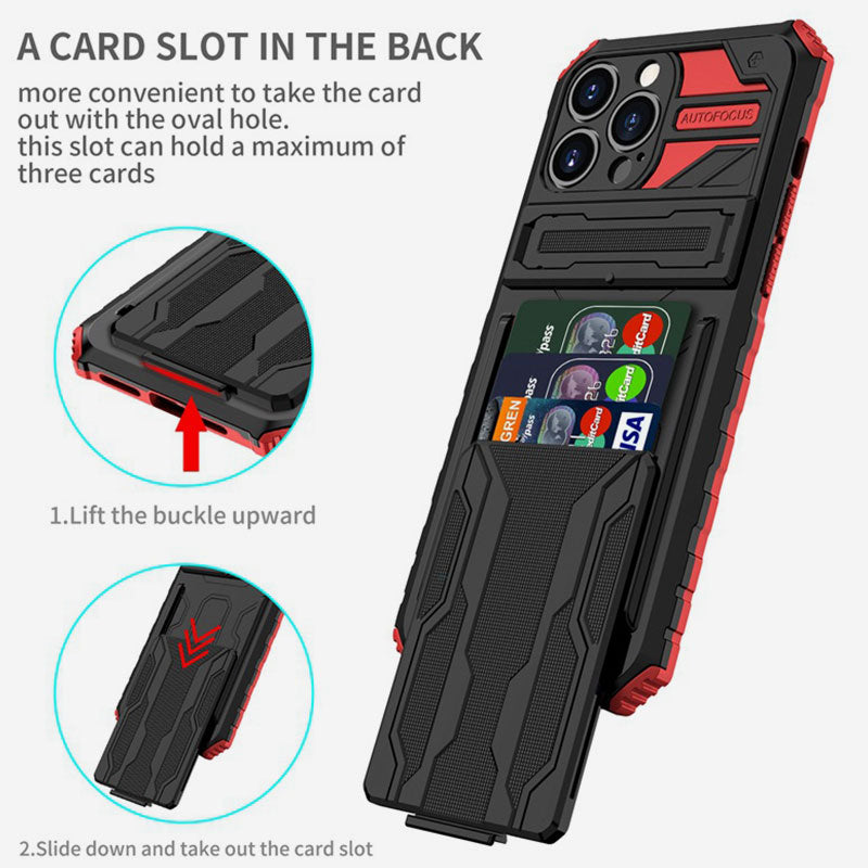 Armor Stand Kartenhalter Fallschutz Komfortable Hülle für iPhone