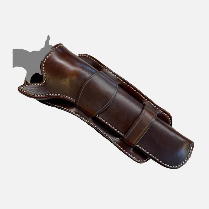 Punk Gothic Revolver Holster Frauen Männer Cosplay Prop Leder Holster