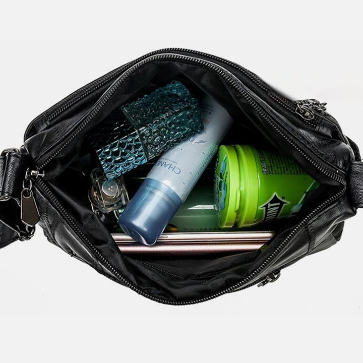 Farbmuster Gesteppte Ledertasche für Damen Klassische Umhängetasche