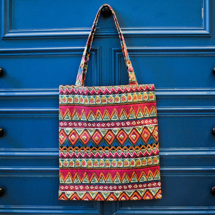 Tragetasche für Damen, handgefertigt, aus Baumwollleinen, individuelle Schultertasche