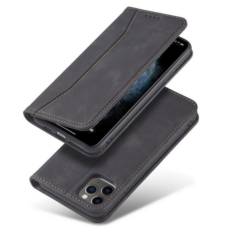 Premium PU Leder Brieftasche Hülle Kartenhalter Kompatibel mit iPhone 13 Pro Max