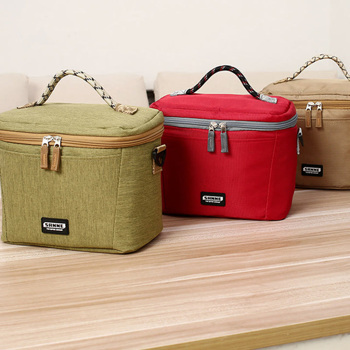 Kleine Kühltasche für Picknickarbeit, Oxford Crossbody Lunch Bag